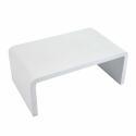 Table basse effet béton lisse rectangulaire 100x60x40 cm