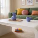 Table basse effet béton lisse rectangulaire 100x60x40 cm