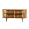Buffet ouvert effet bois 160 cm style bohème