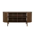 Buffet ouvert effet bois 160 cm style bohème