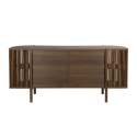 Buffet ouvert effet bois 160 cm style bohème