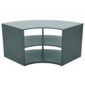 Meuble TV d'angle coloré 120 cm style scandinave