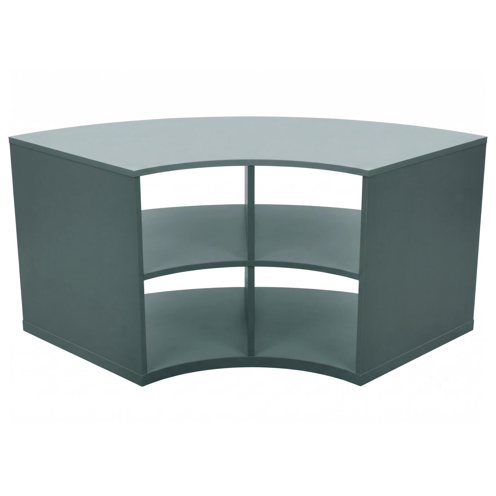 Meuble TV d'angle coloré 120 cm style scandinave