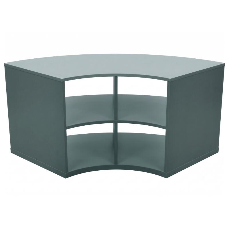 Meuble TV d'angle coloré 120 cm style scandinave (6/7)