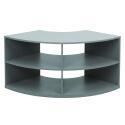 Meuble TV d'angle coloré 120 cm style scandinave