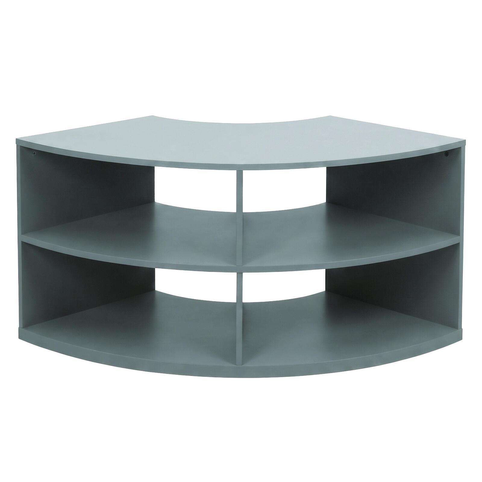 Meuble TV d'angle coloré 120 cm style scandinave