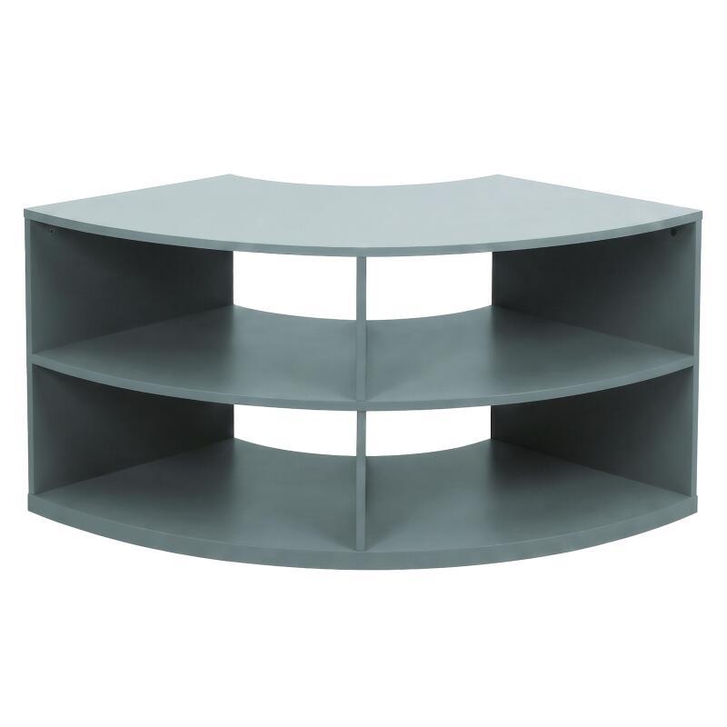 Meuble TV d'angle coloré 120 cm style scandinave (4/7)