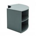 Meuble TV d'angle coloré 120 cm style scandinave