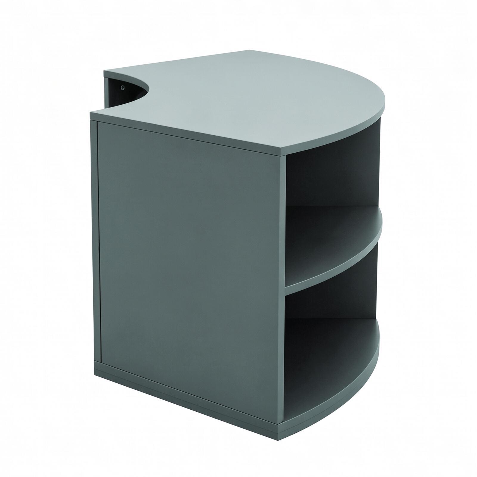 Meuble TV d'angle coloré 120 cm style scandinave