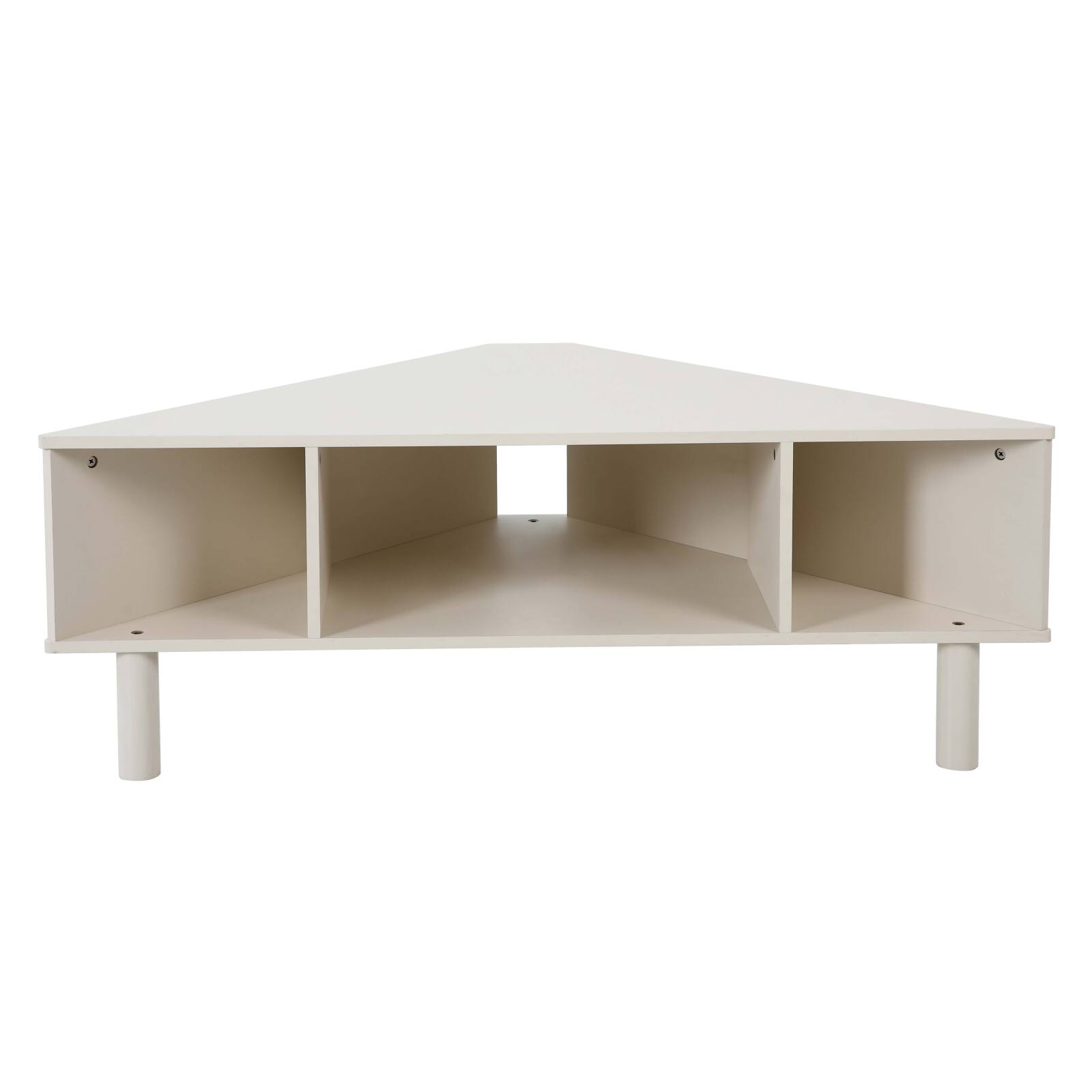Meuble TV d'angle coloré 120 cm style scandinave