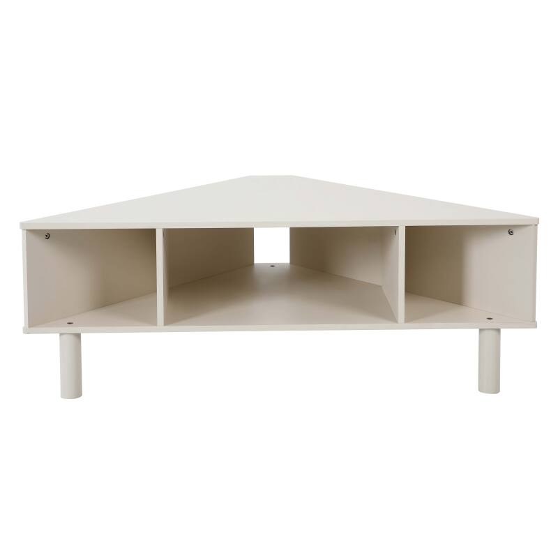 Meuble TV d'angle coloré 120 cm style scandinave (4/7)