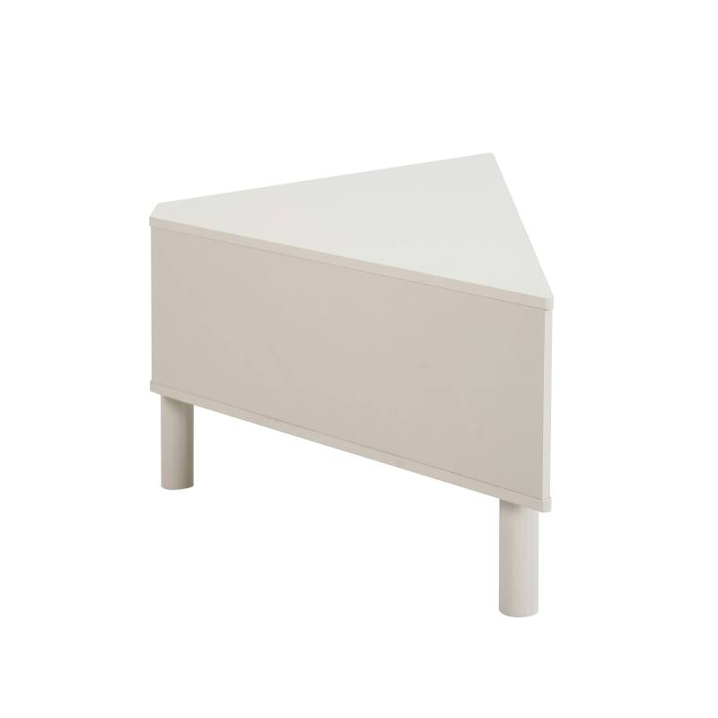 Meuble TV d'angle coloré 120 cm style scandinave (5/7)