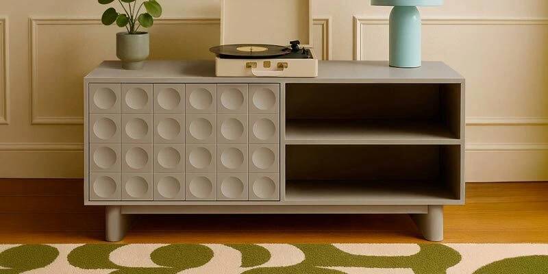 Meuble TV sur pieds 120 cm