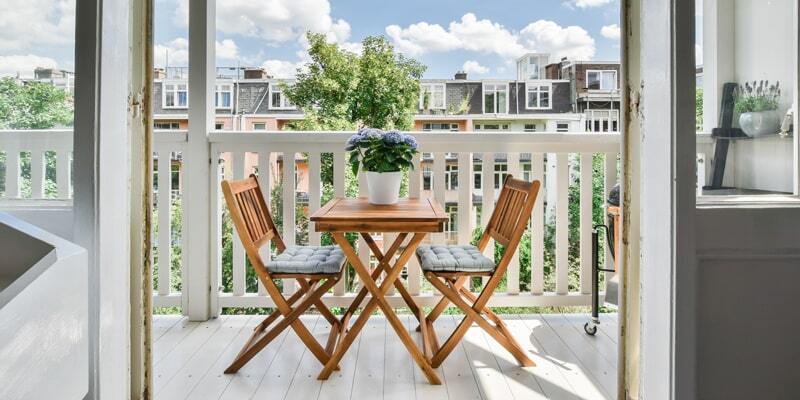 balcon cosy qui respire la nature