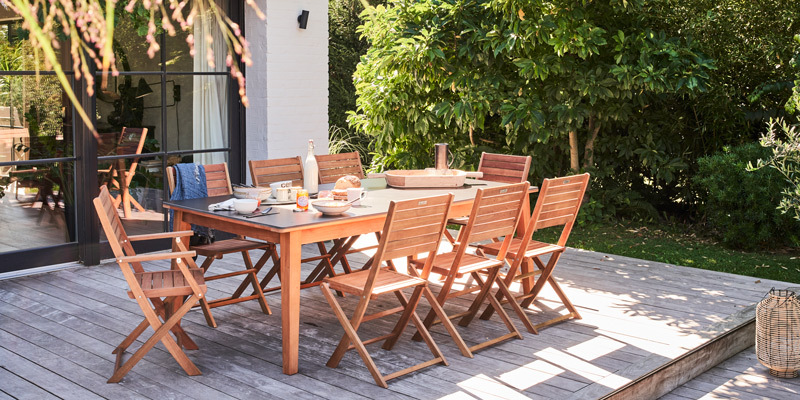 salon de jardin en bois