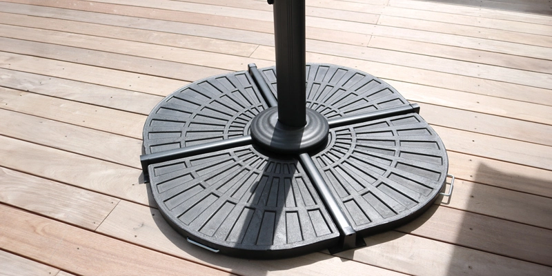 Dalles de parasol en lot de 4