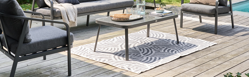 tapix extérieur comme décoration