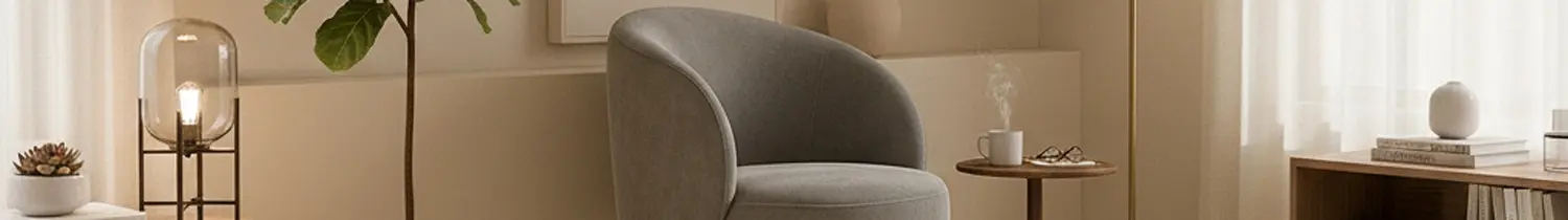 fauteuils de canapé modulable en tissu couleur écru