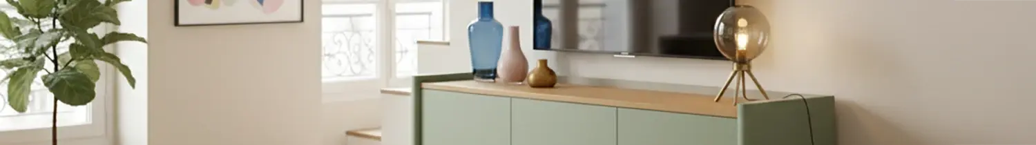 meuble tv compact 120cm