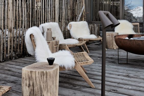 mobilier de jardin décoration scandinave