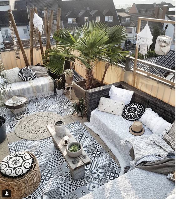 terrasse carrelage design