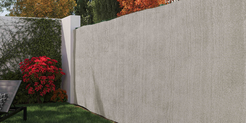 Brise-vue en PEHD hauteur 2m couleur beige