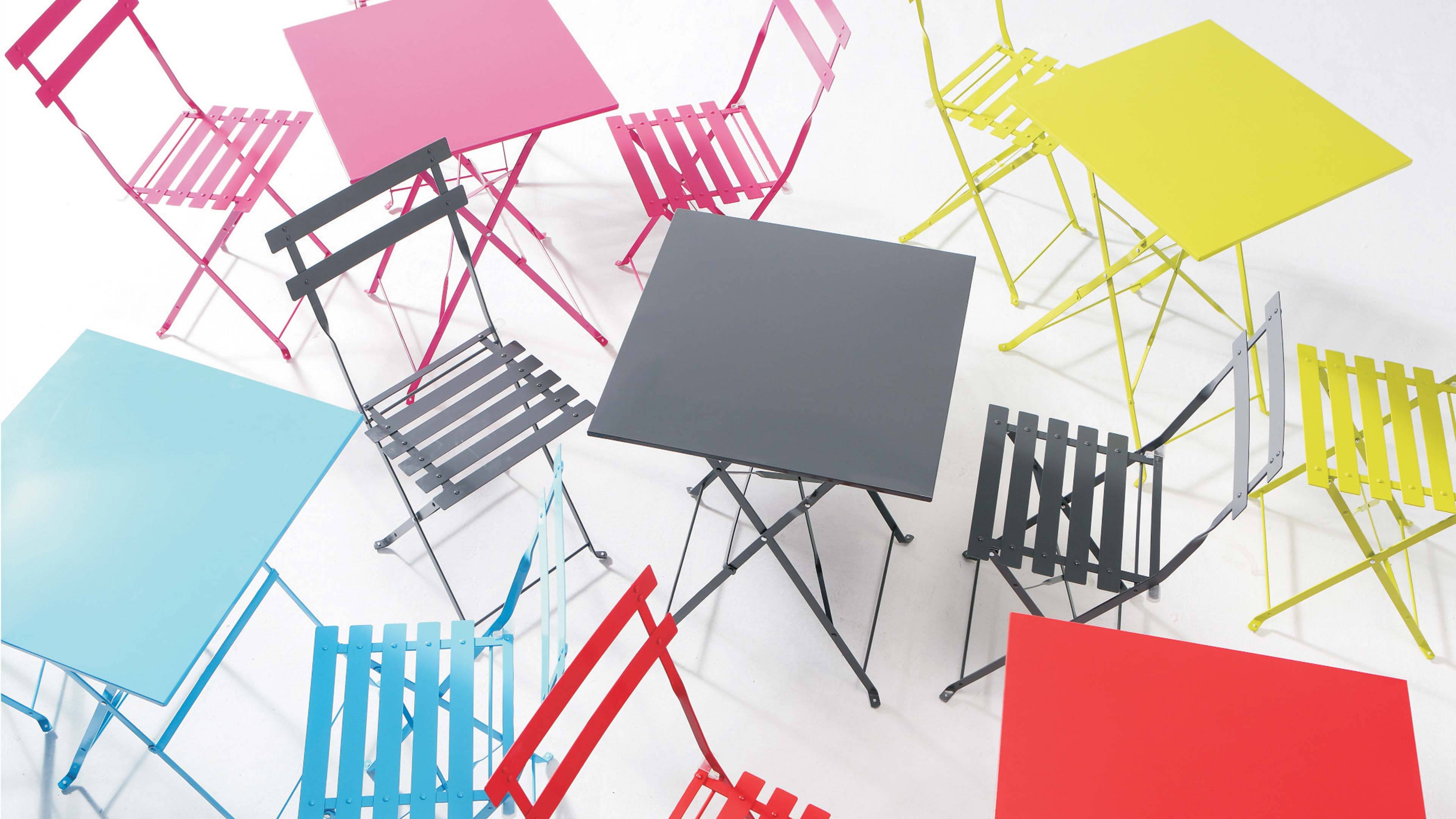 Table et chaises de bistrot Rome