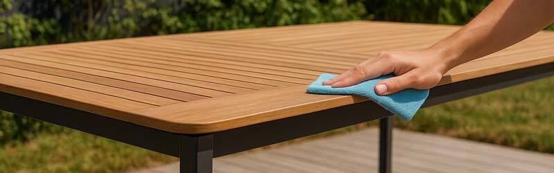 entretenir un salon de jardin