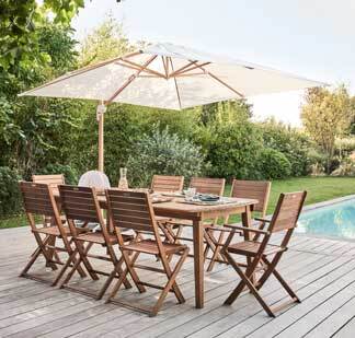 Table et chaise de jardin en bois : modèles et avantages