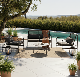 Les salons de jardin compacts parfaits pour petits balcons et terrasses