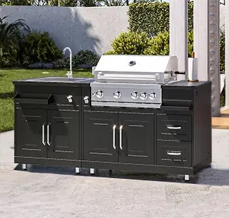 Aménager une cuisine extérieure compacte : idées pour petits jardins