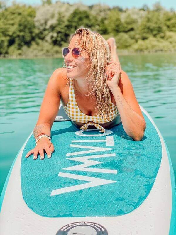 Relaxation sur un paddle